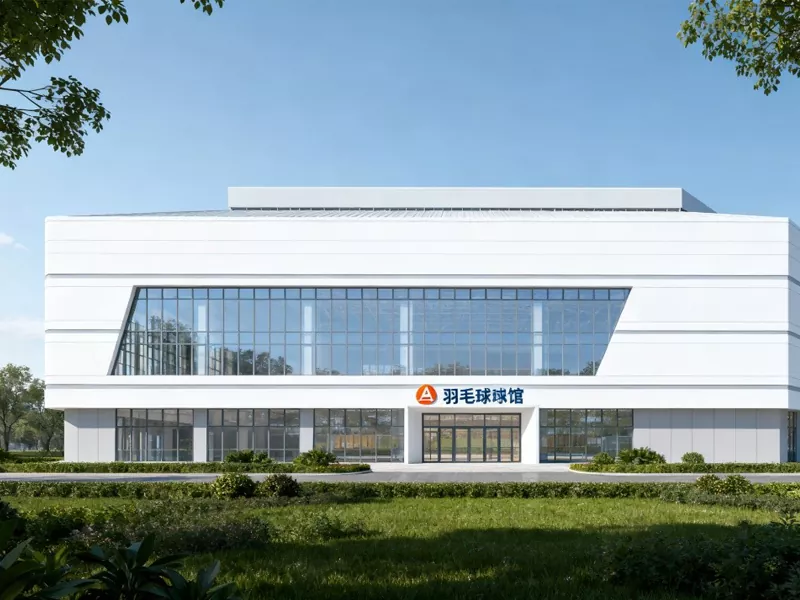 Hala do badmintona o konstrukcji stalowej